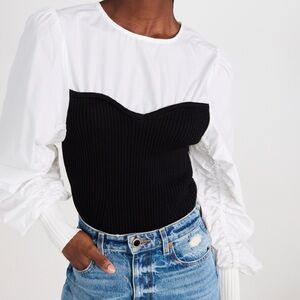 Sweater crop top